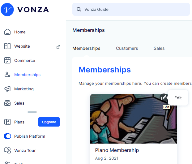 Create a membership site